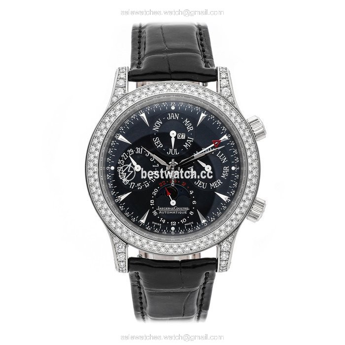 Jaeger-LeCoultre Master Memovox Mens watch Unisex Automatic Platinum 1466401