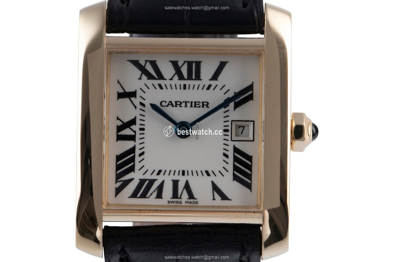 Cartier Tank Francaise Womens watch Quartz Yellow gold 2466