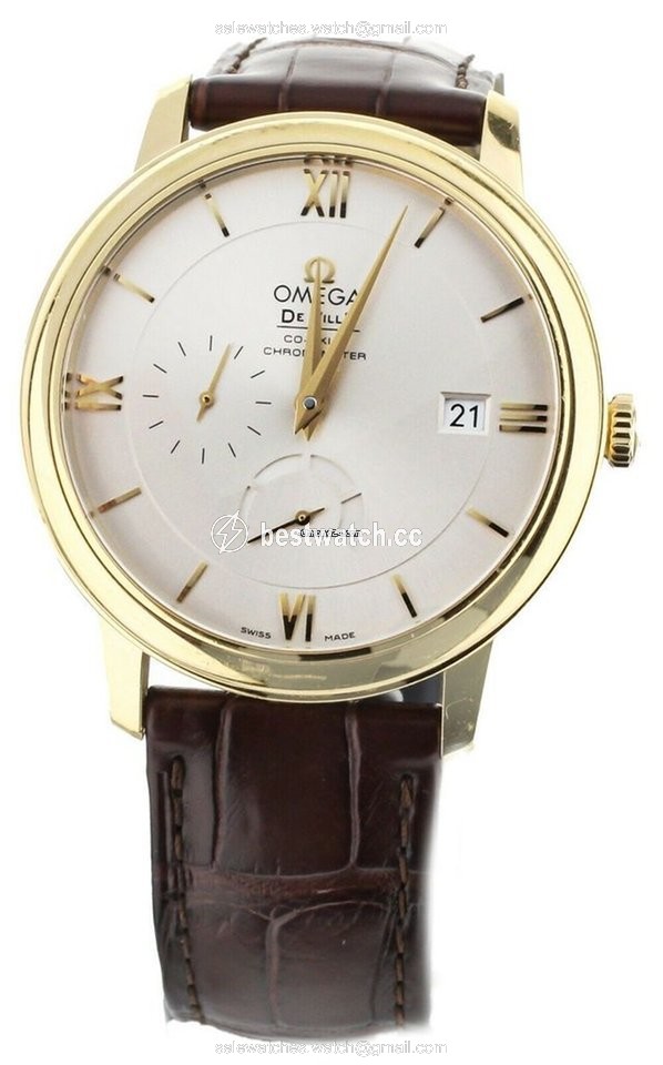 Omega De Ville Prestige Mens watch Unisex Automatic Yellow gold 414.53.40.21.02.002