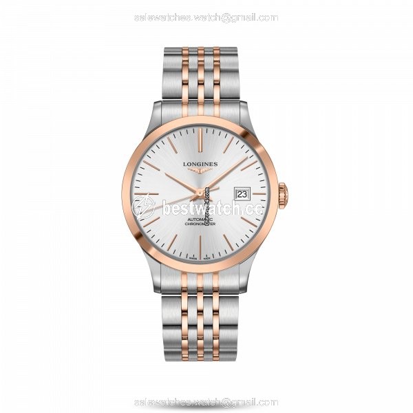 Longines Record Mens watch Unisex Automatic Rose gold L2.821.5.72.7