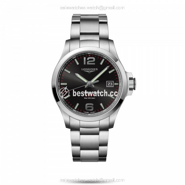 Longines Conquest Mens watch Unisex Quartz Steel L3.726.4.56.6