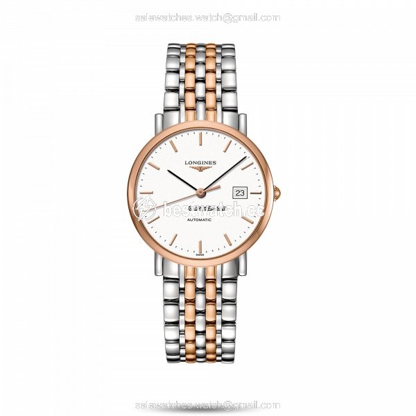 Longines Elegant Mens watch Unisex Automatic Gold Steel L4.810.5.12.7