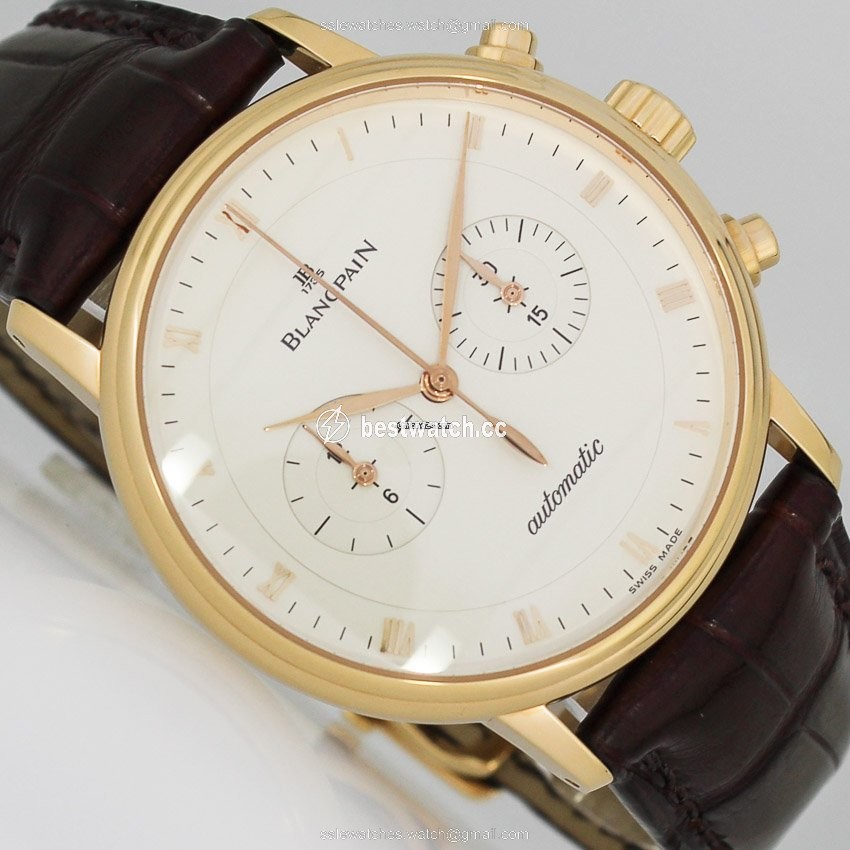 Blancpain Villeret Mens watch Unisex Automatic Rose gold 4082-3642-55B