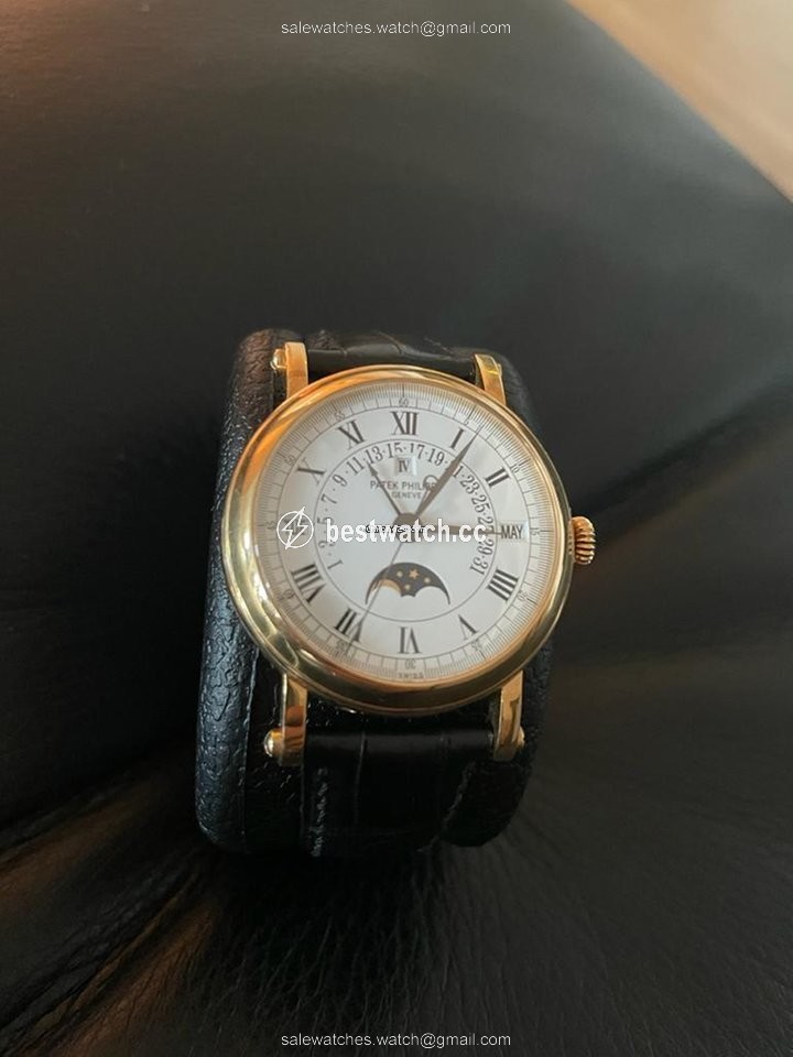 Patek Philippe Perpetual Calendar Mens watch Unisex Automatic Yellow gold 5059J
