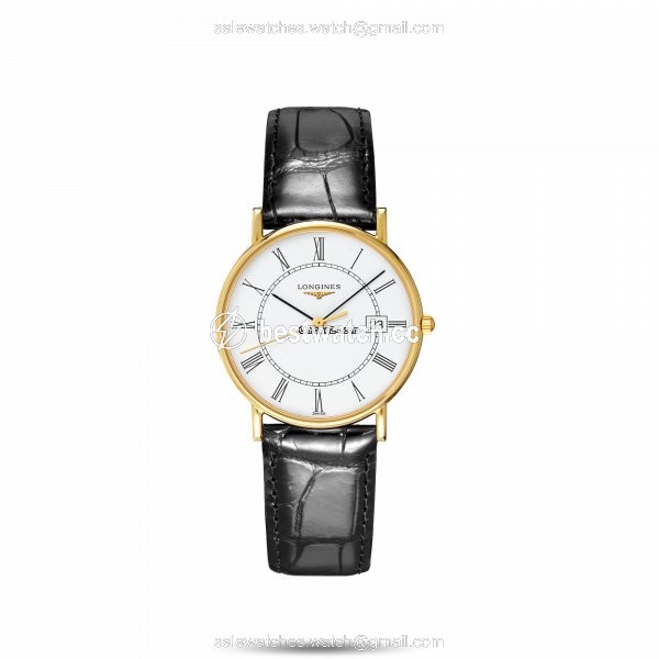 Longines Presence Mens watch Unisex Quartz Gold Steel L4.743.6.11.0