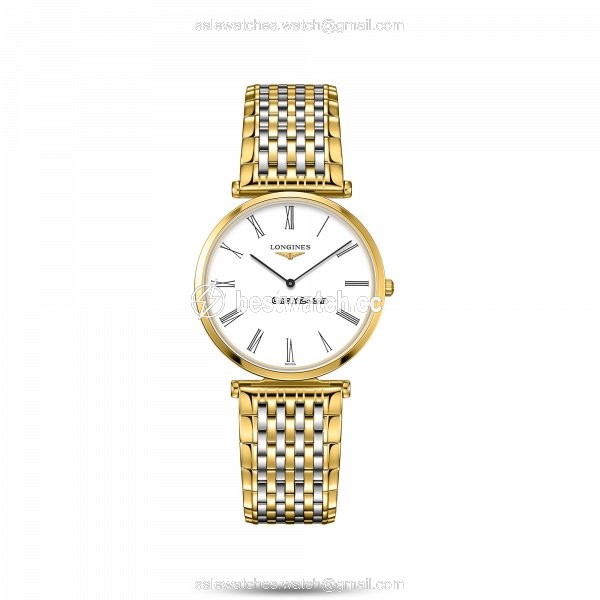 Longines La Grande Classique Womens watch Quartz Gold Steel L4.709.2.21.7