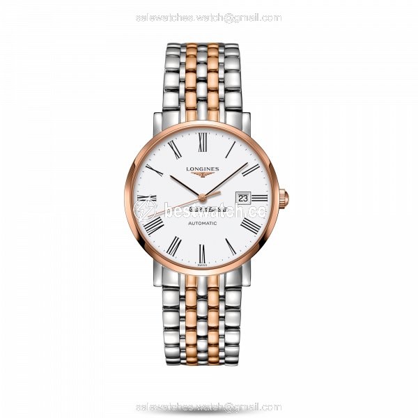 Longines Elegant Mens watch Unisex Automatic Gold Steel L4.910.5.11.7