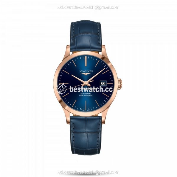 Longines Record Mens watch Unisex Automatic Red gold L2.820.8.92.2