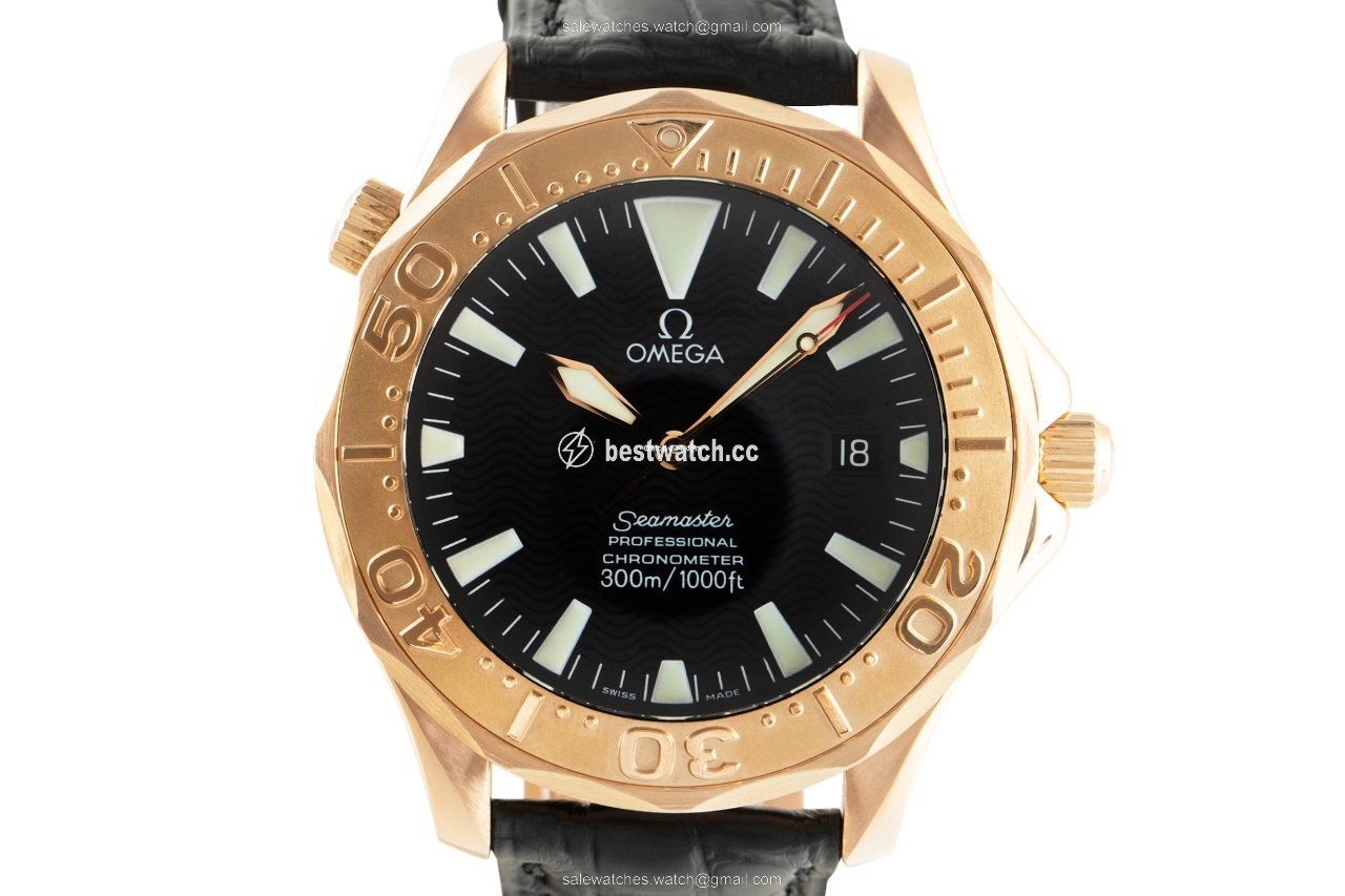 Omega Seamaster Mens watch Unisex Automatic Red gold 2636.50.91