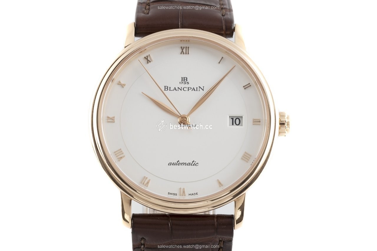 Blancpain Villeret Ultra-Slim Mens watch Unisex Automatic Red gold 6223-3642-55A