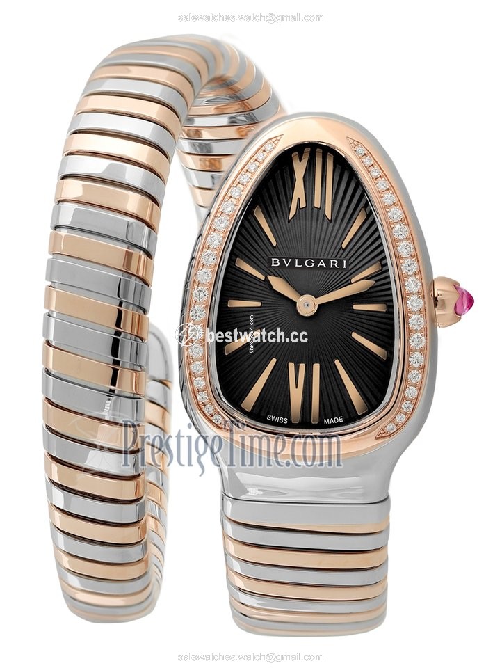 Bulgari Serpenti Womens watch Quartz Gold Steel 102098 sp35bspgd.1t