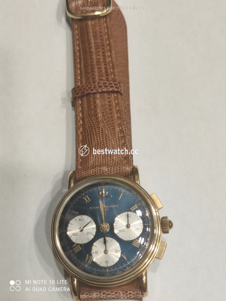 Baume & Mercier Mens watch Unisex Manual winding Yellow gold 6101.099.2111729