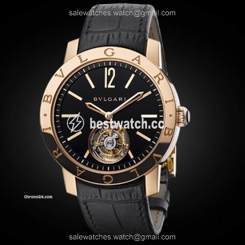 Bulgari Mens watch Unisex Automatic Rose gold 102034