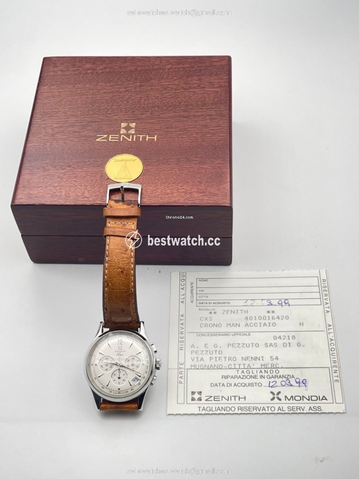Zenith El Primero Chronograph Manual winding Steel 90 01-0010.420
