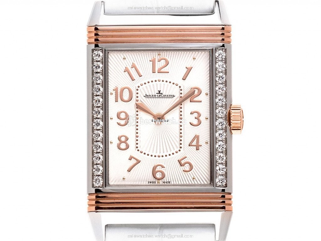 Jaeger-LeCoultre Grande Reverso Lady Ultra Thin Mens watch Unisex Manual winding Gold Steel Q3224420