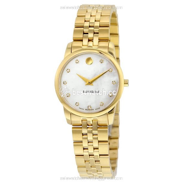 Movado Museum Womens watch Quartz Gold Steel 0606998