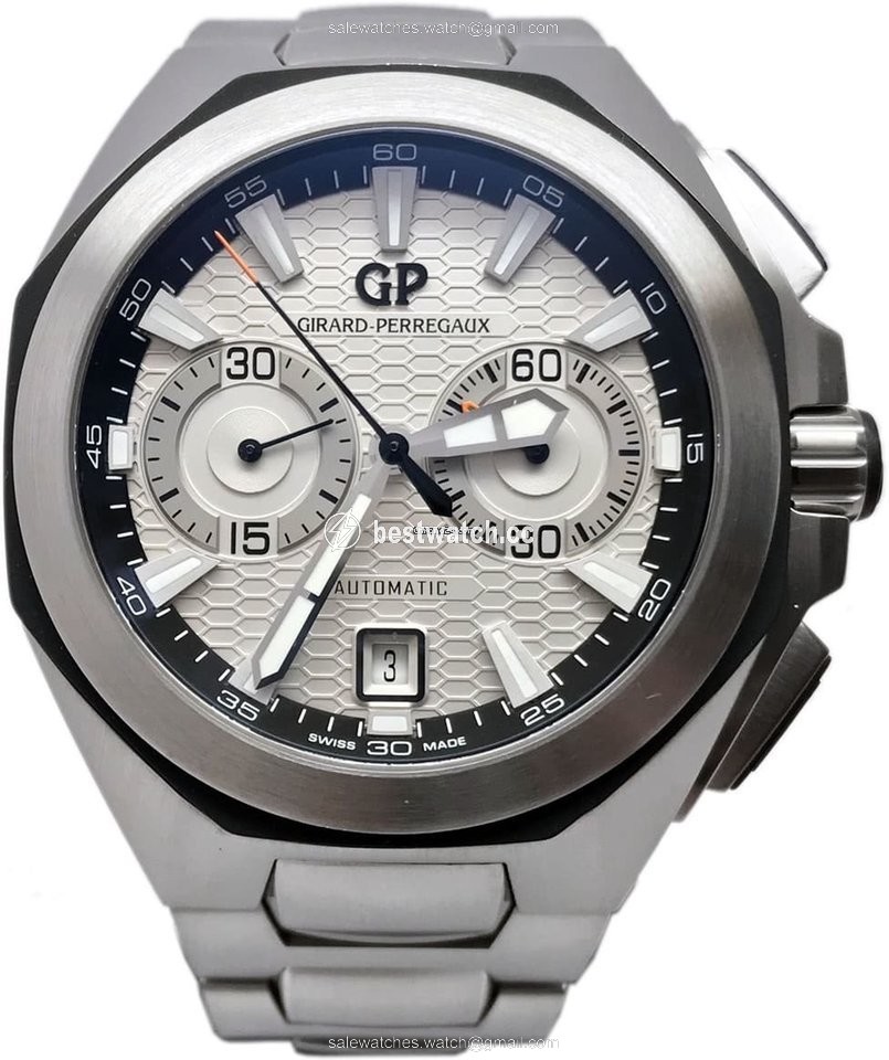Girard Perregaux Chrono Hawk Mens watch Unisex Automatic Steel 49970-11-131-11A