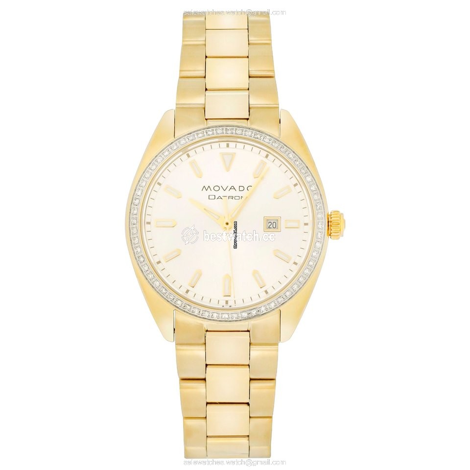 Movado Datron Womens watch Quartz Gold Steel 3650070