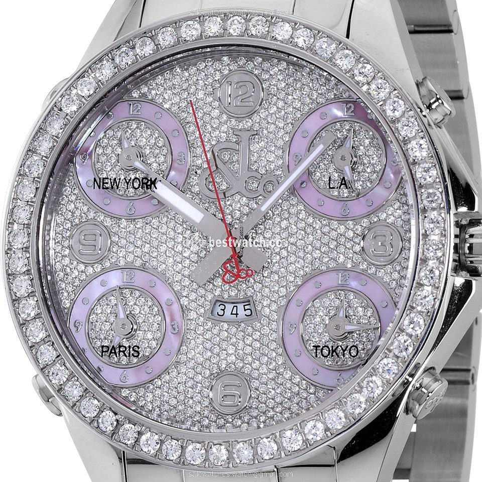 Jacob & Co. Five Time Zone Mens watch Unisex Quartz Steel JC30Y