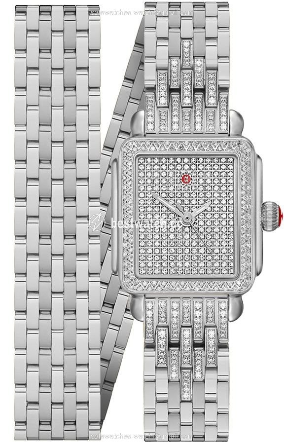 Michele Deco Womens watch Quartz Steel MWW06D000166