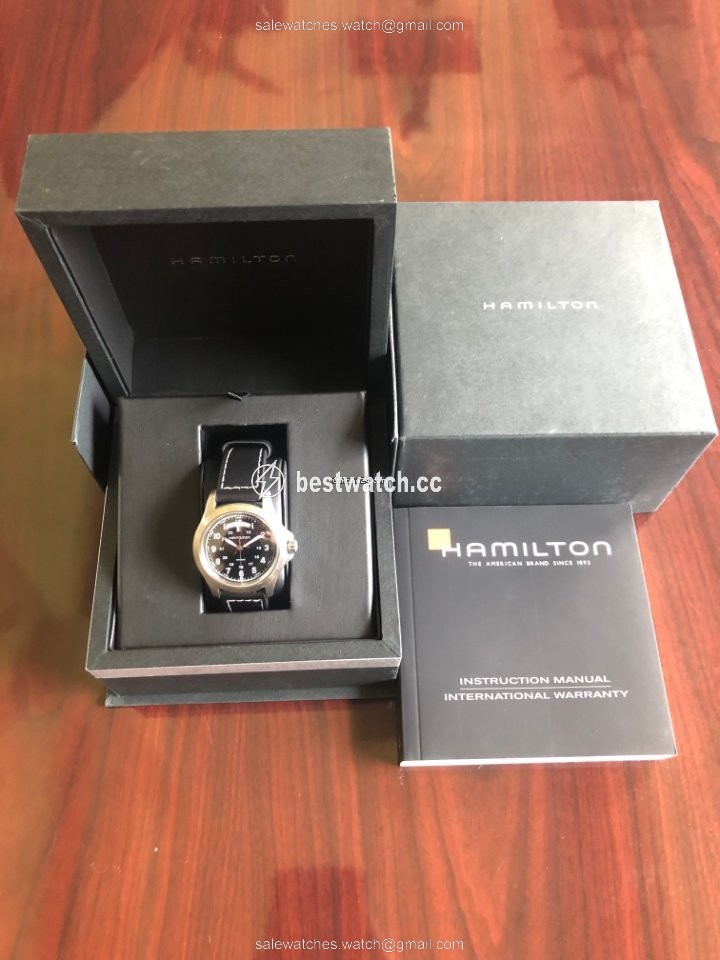 Hamilton Khaki Field King Mens watch Unisex Quartz Steel H644510