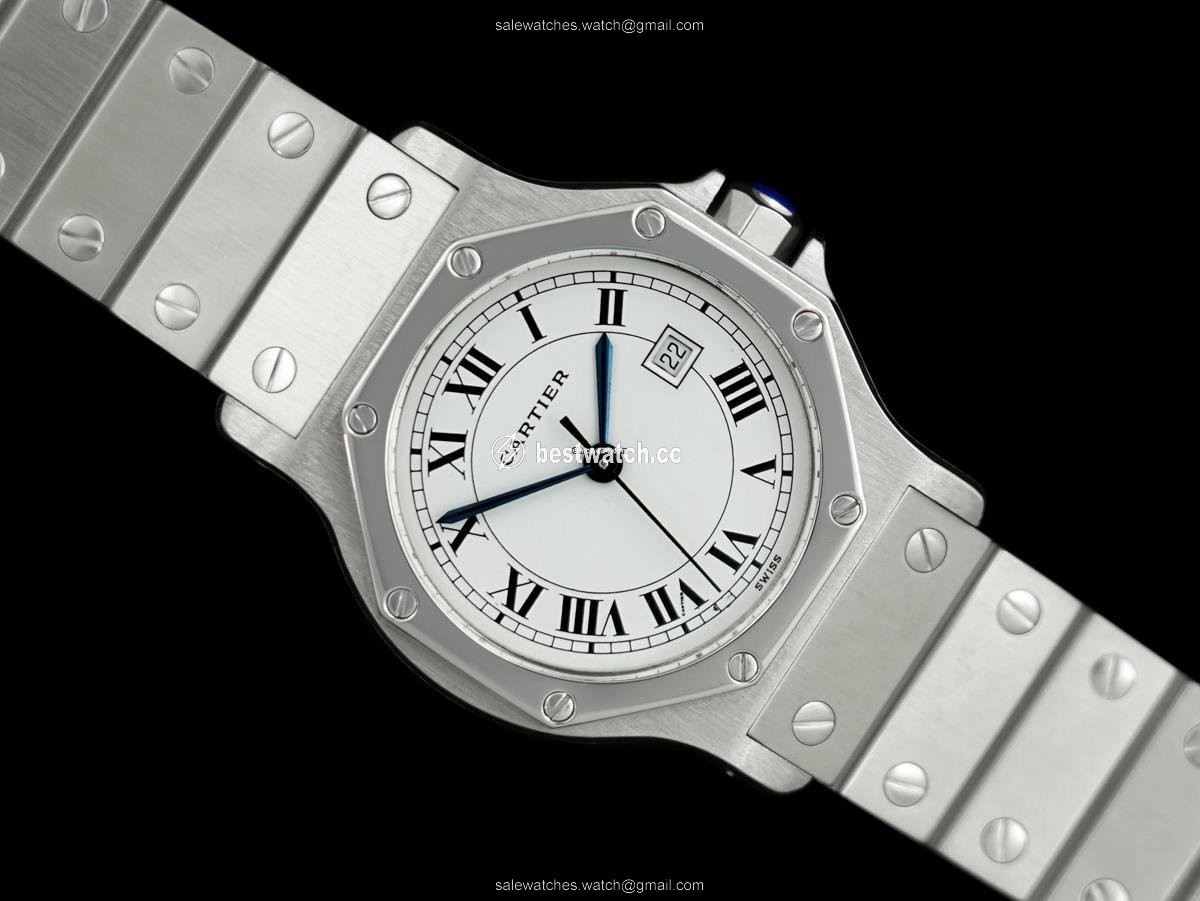 Cartier Santos Mens watch Unisex Automatic Steel 8241