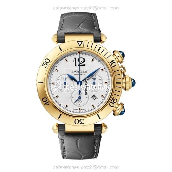 Cartier Pasha Mens watch Unisex Automatic Yellow gold WGPA0017