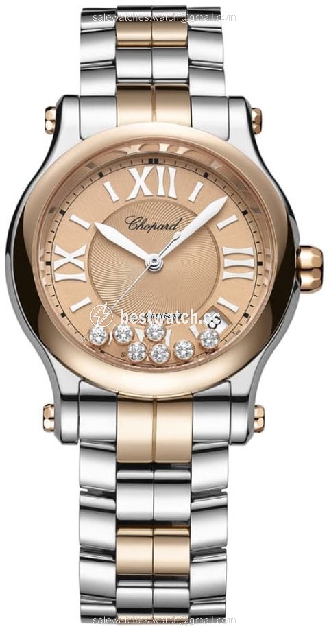 Chopard Happy Sport Womens watch Automatic Gold Steel 278559-6019
