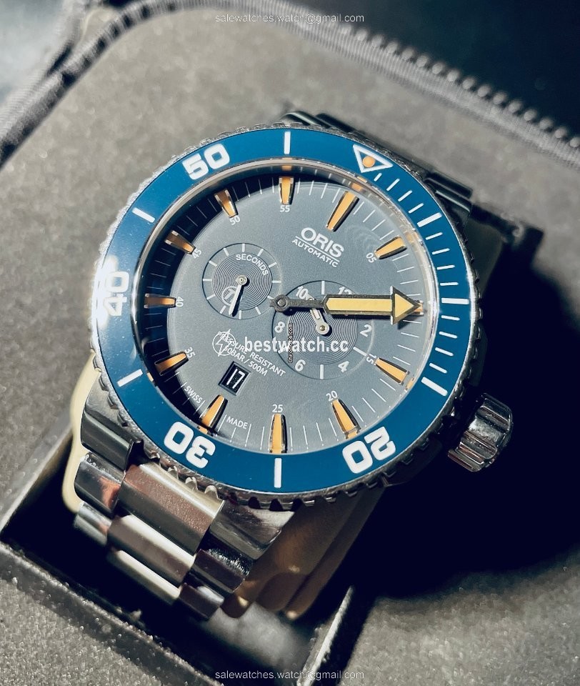 Oris Mens watch Unisex Automatic Titanium 01 749 7663 7185-Set MB