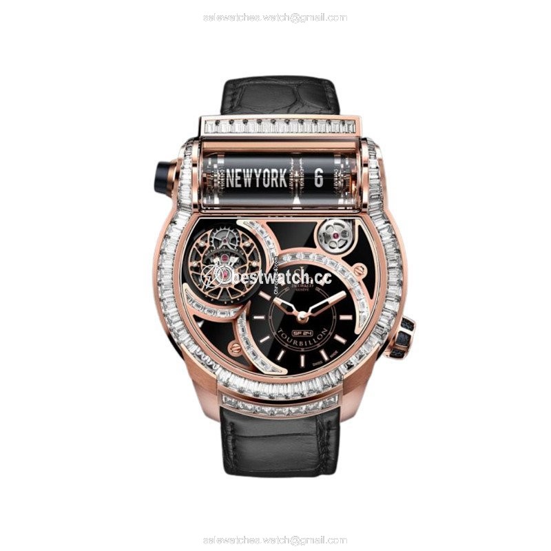 Jacob & Co. Mens watch Unisex Automatic Rose gold ES802.40.BD.BD.A
