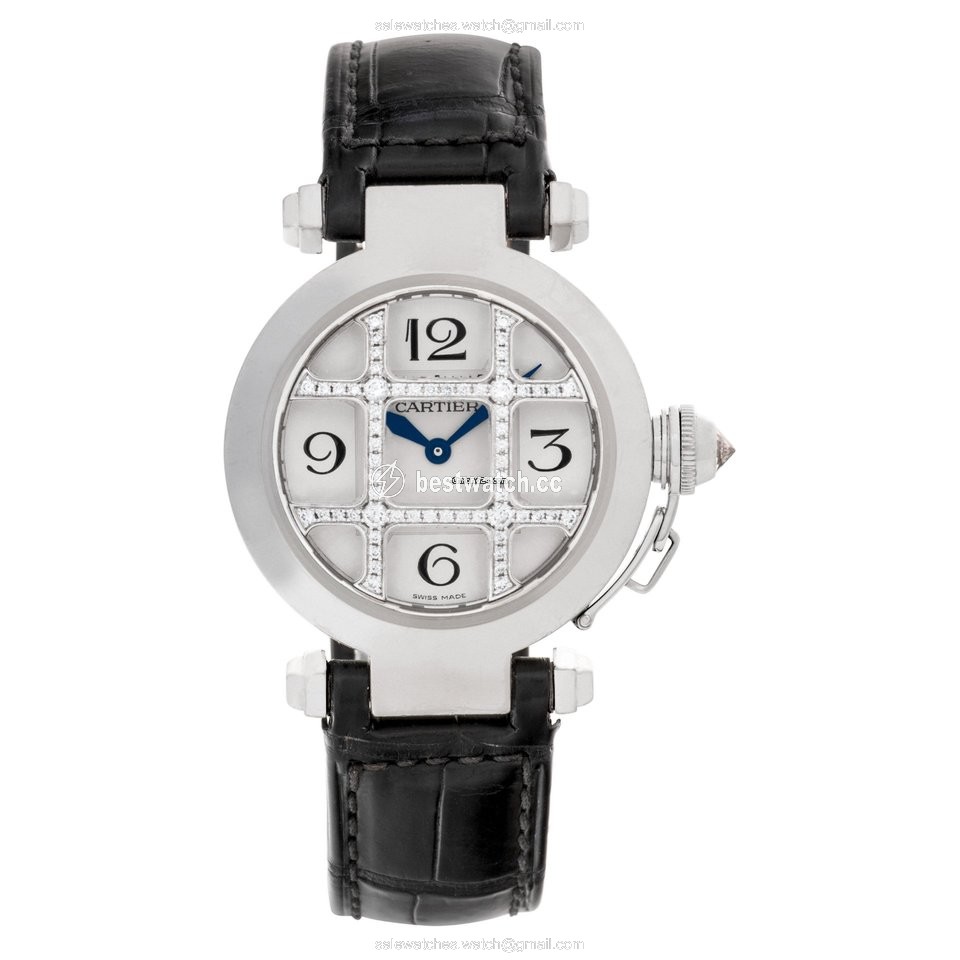 Cartier Pasha Automatic White gold WJ116156