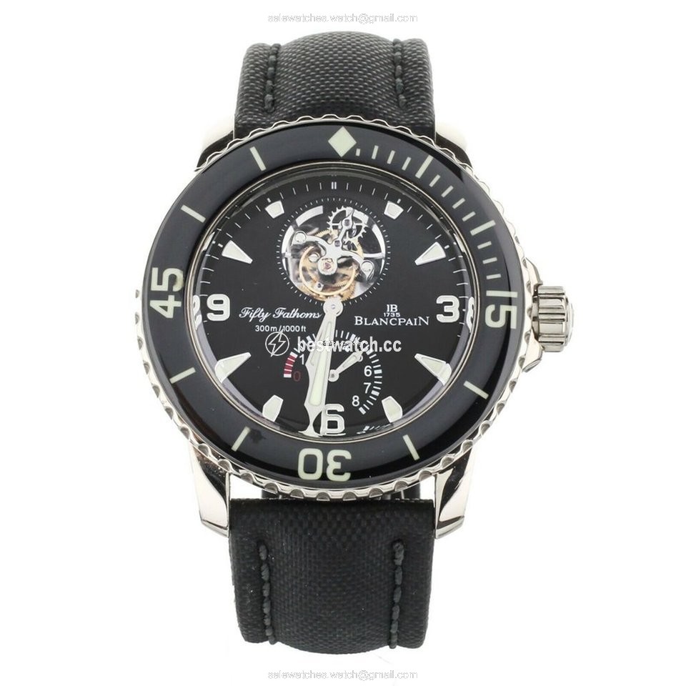 Blancpain Fifty Fathoms Mens watch Unisex Automatic White gold 5025-1530-52-A