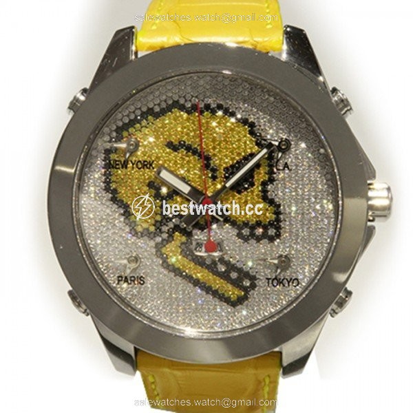 Jacob & Co. Quartz Steel JC-SKULL2