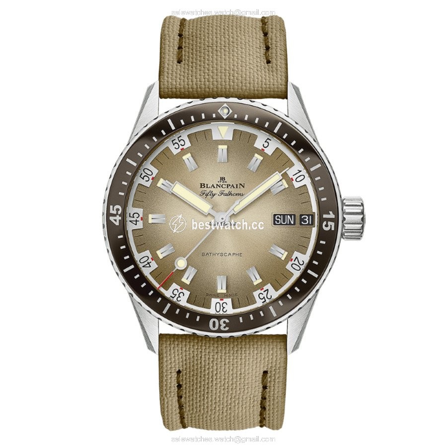 Blancpain Fifty Fathoms Bathyscaphe Mens watch Unisex Automatic Steel 5052-1146-52E