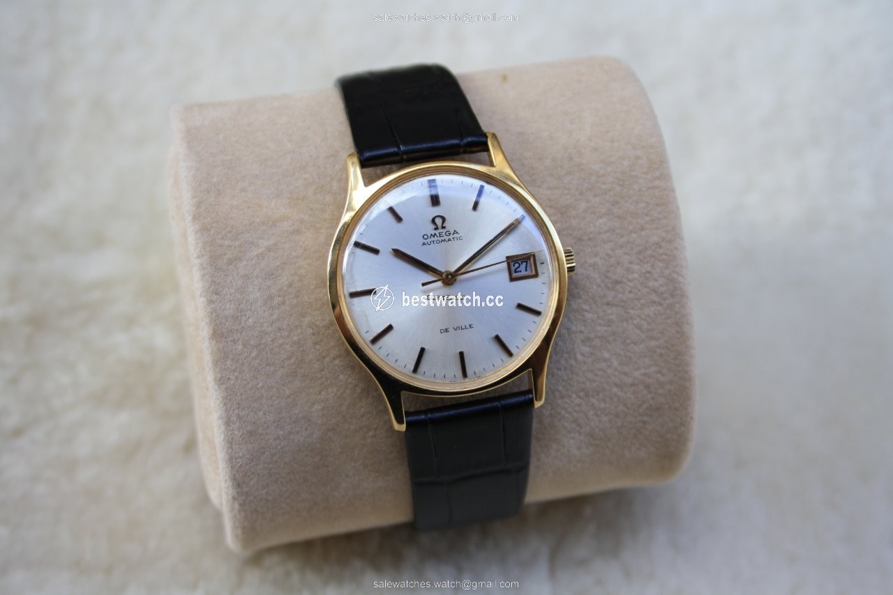 Omega De Ville Mens watch Unisex Automatic Gold Steel 162046