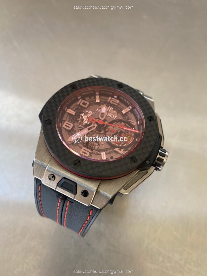 Hublot Big Bang Ferrari Mens watch Unisex Automatic Titanium 401.NQ.0123.VR