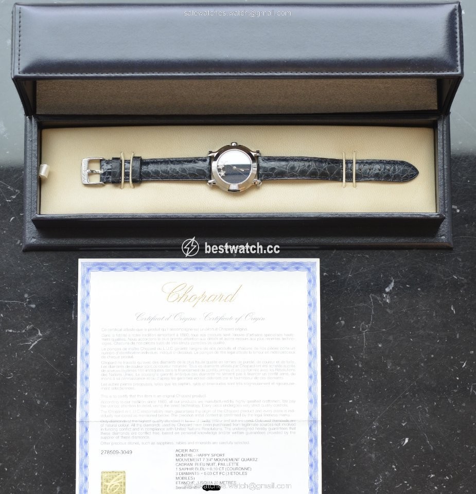 Chopard Happy Sport Womens watch Quartz Steel 278509-3049