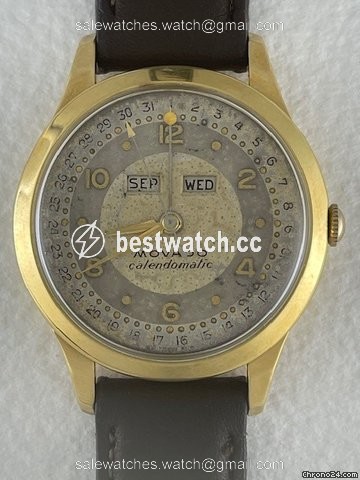 Movado Mens watch Unisex Automatic Yellow gold Movado Calendomatic