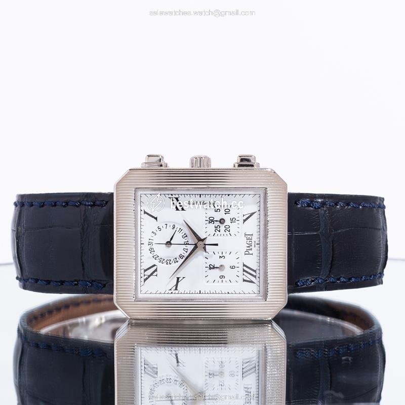 Piaget Mens watch Unisex Quartz White gold 14254