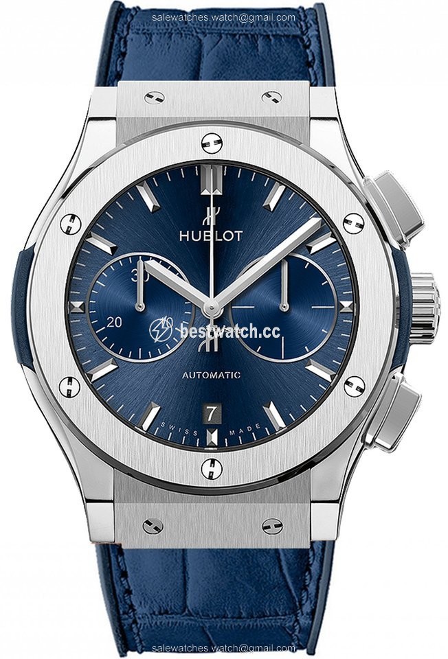 Hublot Classic Fusion Blue Mens watch Unisex Automatic Titanium 521.NX.7170
