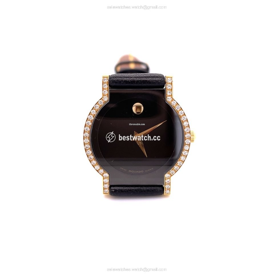 Movado Museum Womens watch Quartz Yellow gold 41-90-820