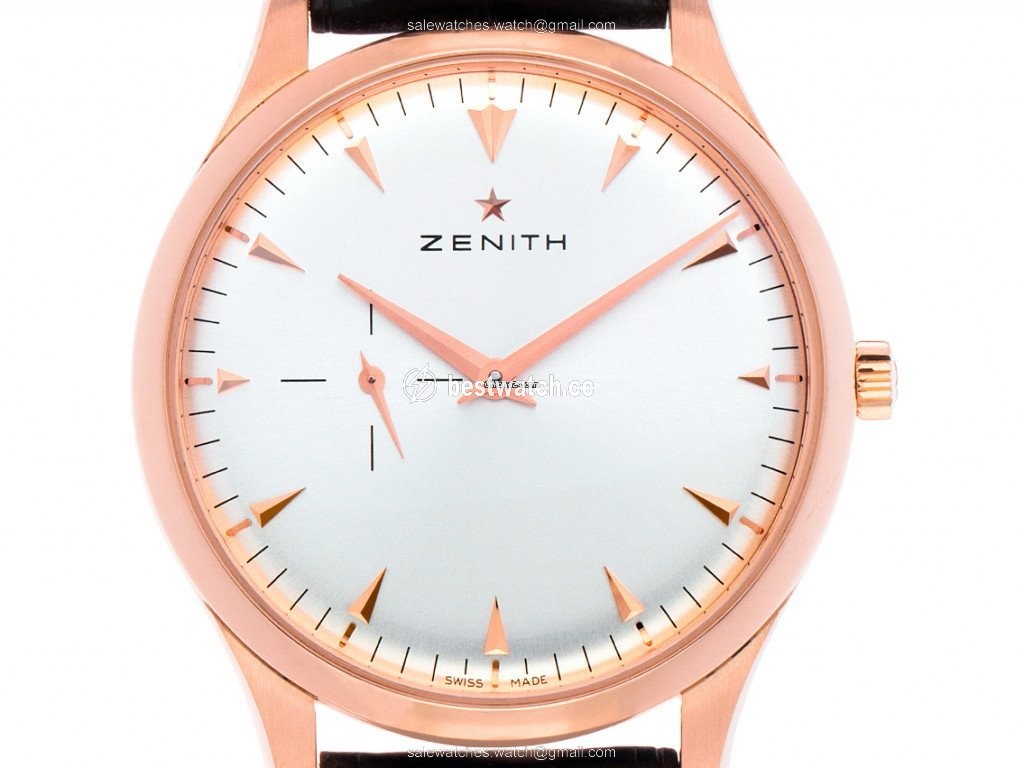 Zenith Elite Ultra Thin Mens watch Unisex Automatic Rose gold 18.2010.681 01.C498