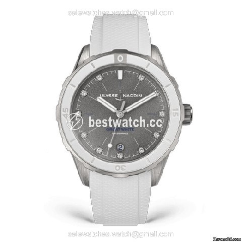 Ulysse Nardin Lady Diver Womens watch Automatic Steel 8163-182LE-3 11-GW