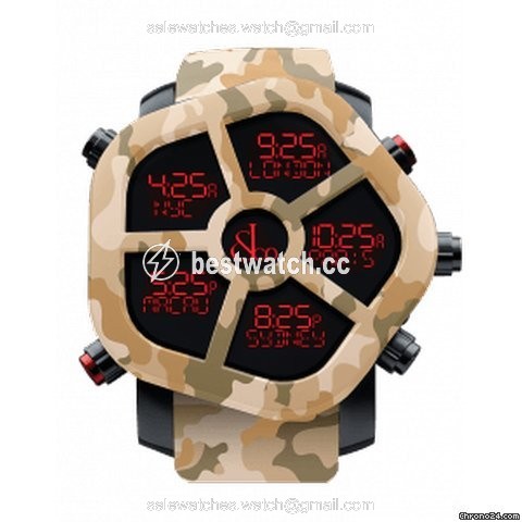 Jacob & Co. Five Time Zone Mens watch Unisex Quartz GH100.11.NS.PC.ANQ4D