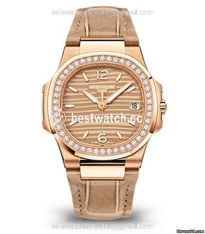 Patek Philippe Nautilus Womens watch Quartz Rose gold 7010R-012