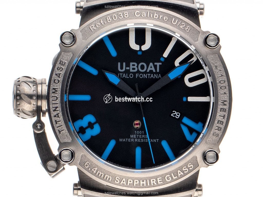 U-Boat U-1001 Mens watch Unisex Automatic Titanium 8038