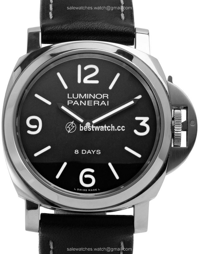 Panerai Luminor Base 8 Days Mens watch Unisex Manual winding Steel PAM00560