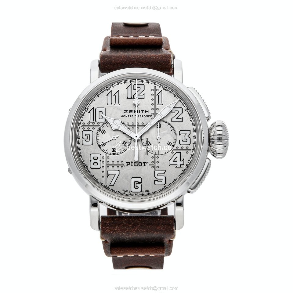 Zenith Pilot Mens watch Unisex Automatic Silver 05.2430.4069 17.I011