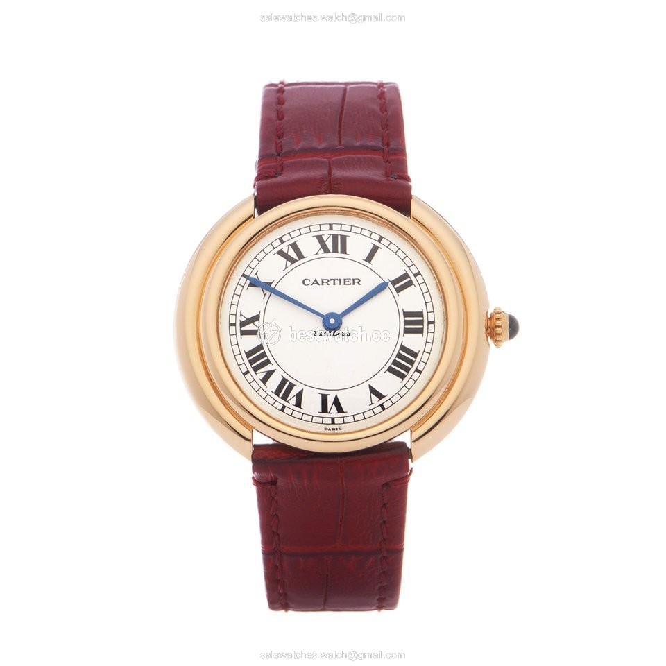 Cartier Mens watch Unisex Manual winding Yellow gold 78090