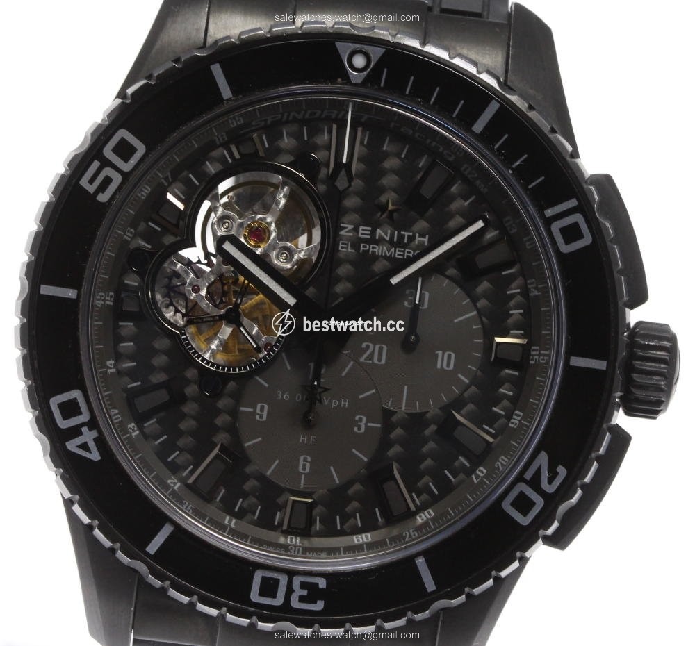 Zenith El Primero Stratos Spindrift Mens watch Unisex Automatic Steel 75.2060.4061